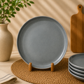 Grey Ceramic Plate 10.5 inch