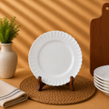 Opal Side Plate 18cm White Glossy