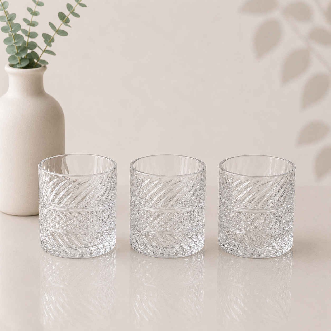 Set of 6pcs Glass 300ml F15