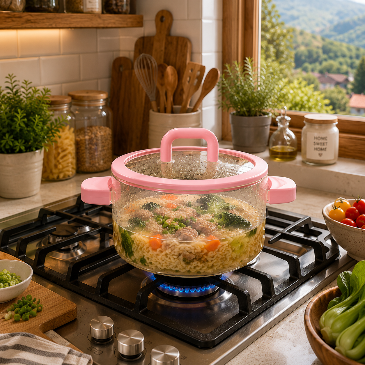 Borosilicate Cooking Pot 2.5L