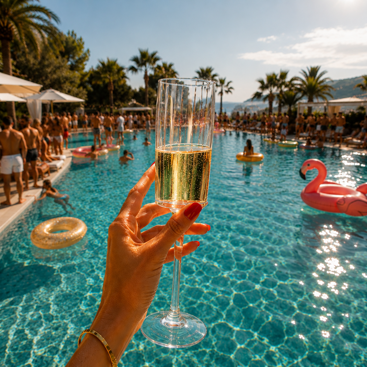 Acrylic Champagne Drinkware