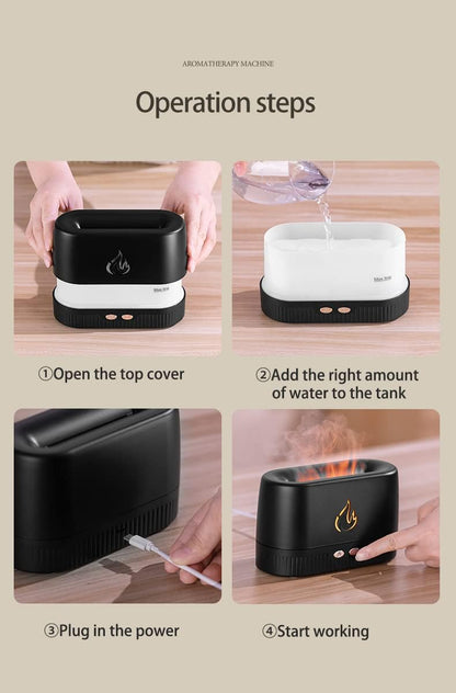 Electric Aroma Diffuser Flame Style