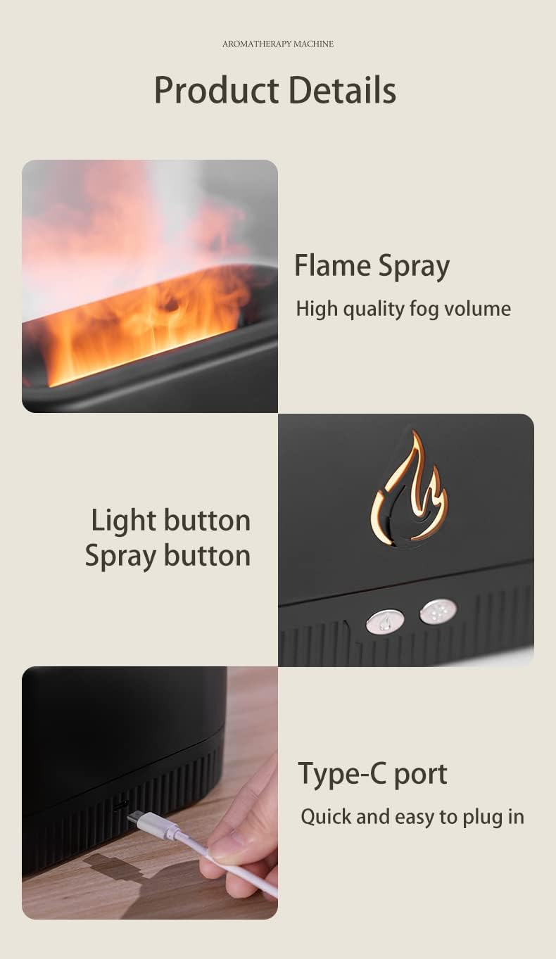 Electric Aroma Diffuser Flame Style