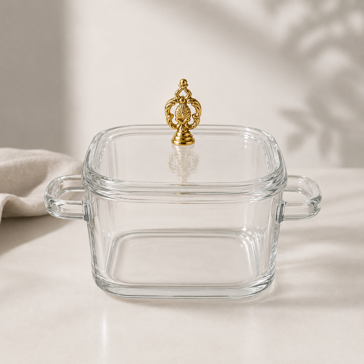 Premium Glass Cooking Pot 2.2L