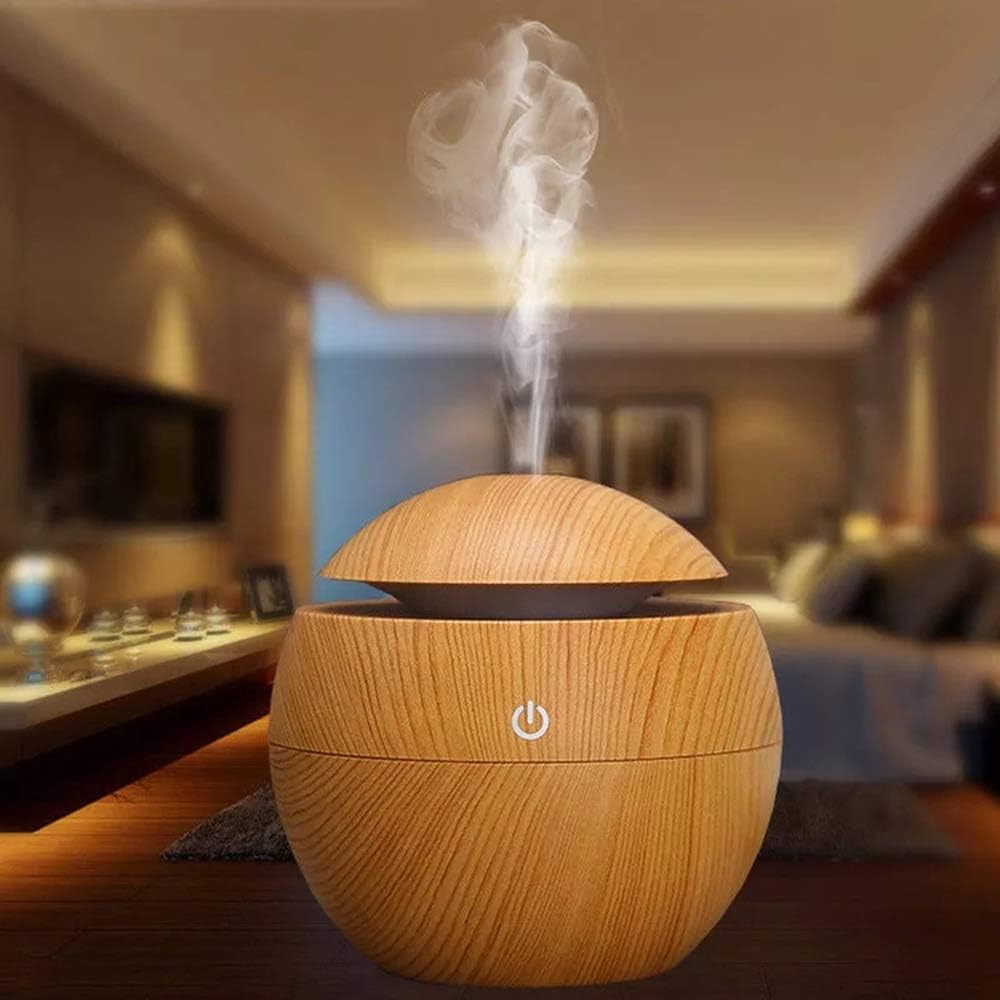 Electric Aroma Diffuser Wood Texture