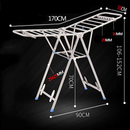 Heavy Duty Stainless Steel Cloth Rack