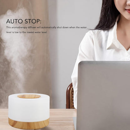 Electric Aroma Diffuser Light Wood Style + Remote