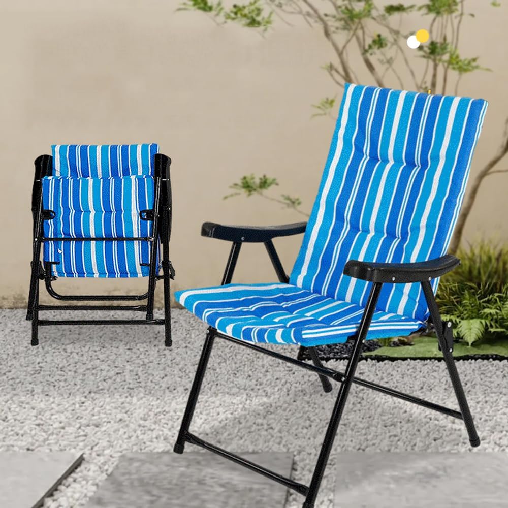 Folding Outdoor Cushioned Chair