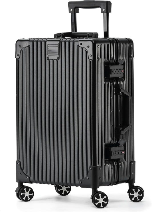 Aluminium Frame Suitcase with Wheels and Double TSA Lock 20 -25kg