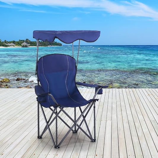 Folding Outdoor Recliner Shade Chair