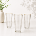 Set of 6pcs Glass Tumblers 300ml F15