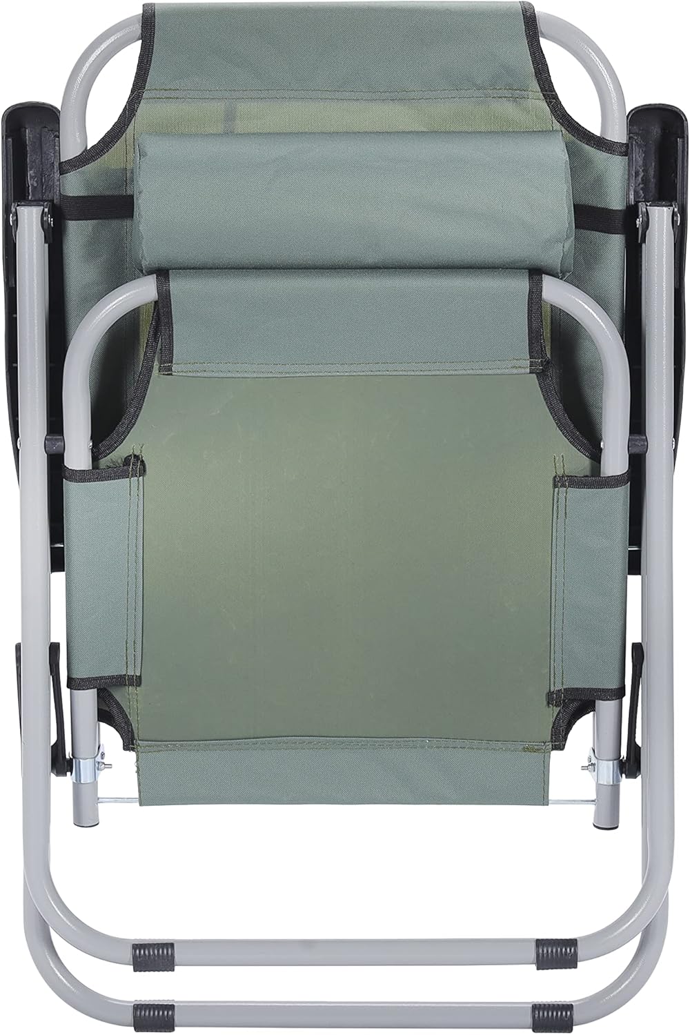 Folding Outdoor Chair Recliner + Headrest