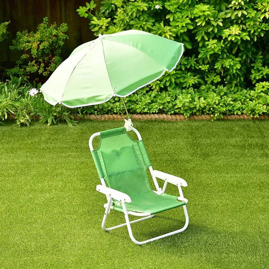 Folding Outdoor Kids Chair with Umbrella