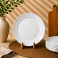 White Ceramic Plate 12.5 inch