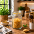 Big Glass Jar with Airtight Clip-Top Lid