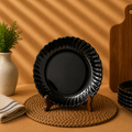 Opal Side Plate 18cm Black Glossy