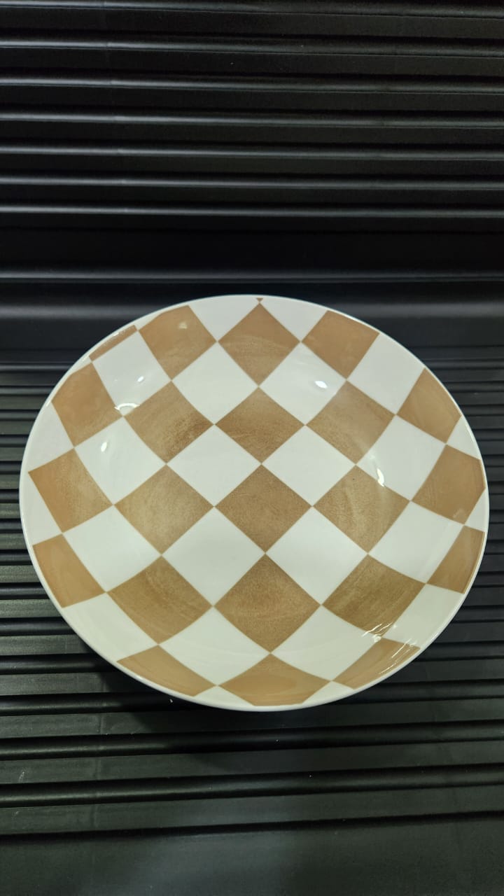 Ceramic Pattern Plate 20cm Diameter