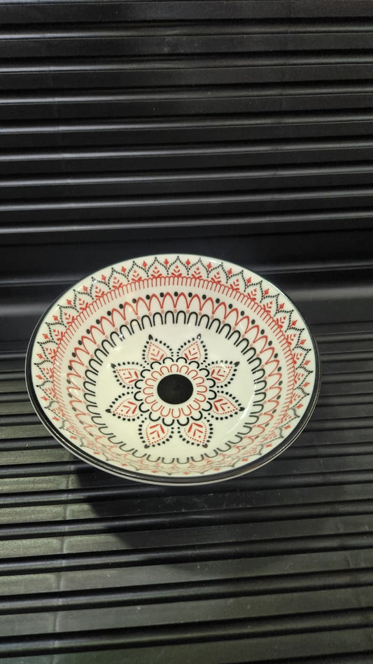 Ceramic Mandala Bowl 15cm Diameter