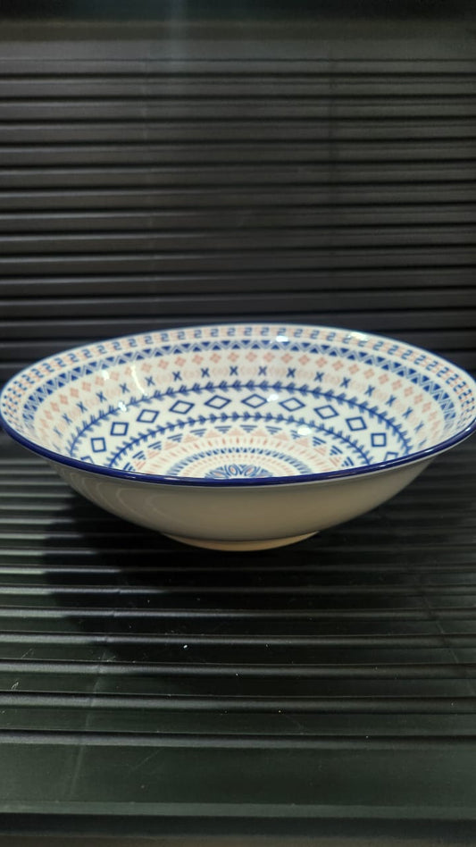 Ceramic Mandala Bowl 25cm Diameter