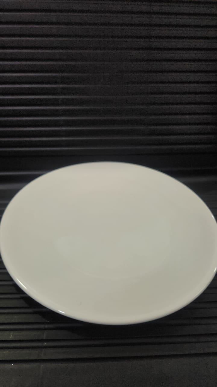 Ceramic White Plate 27cm Diameter