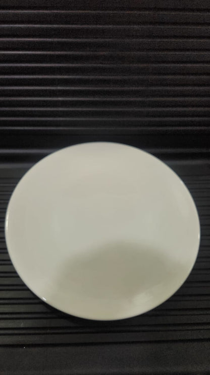 Ceramic White Plate 27cm Diameter