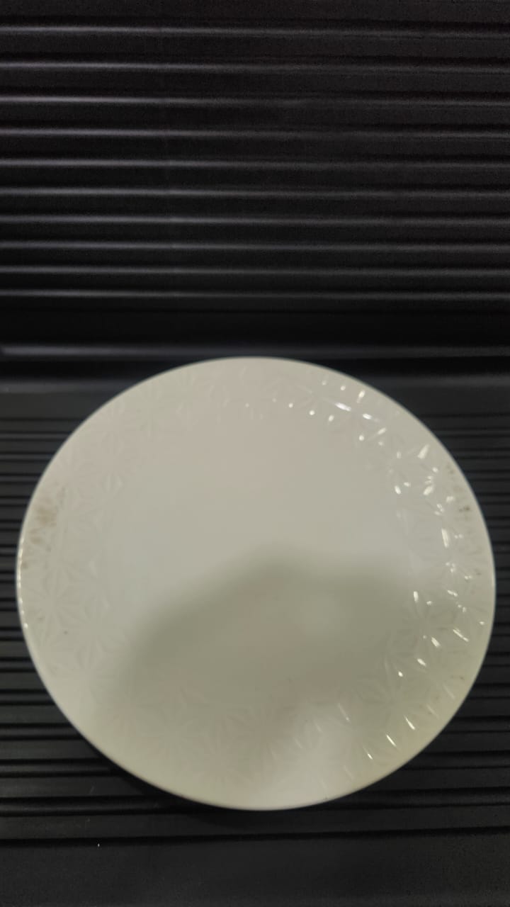 Ceramic Plate With Design 26cm Diameter