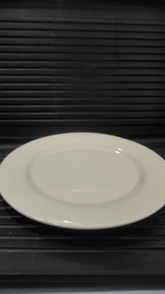 Ceramic White Plate 27cm Diameter