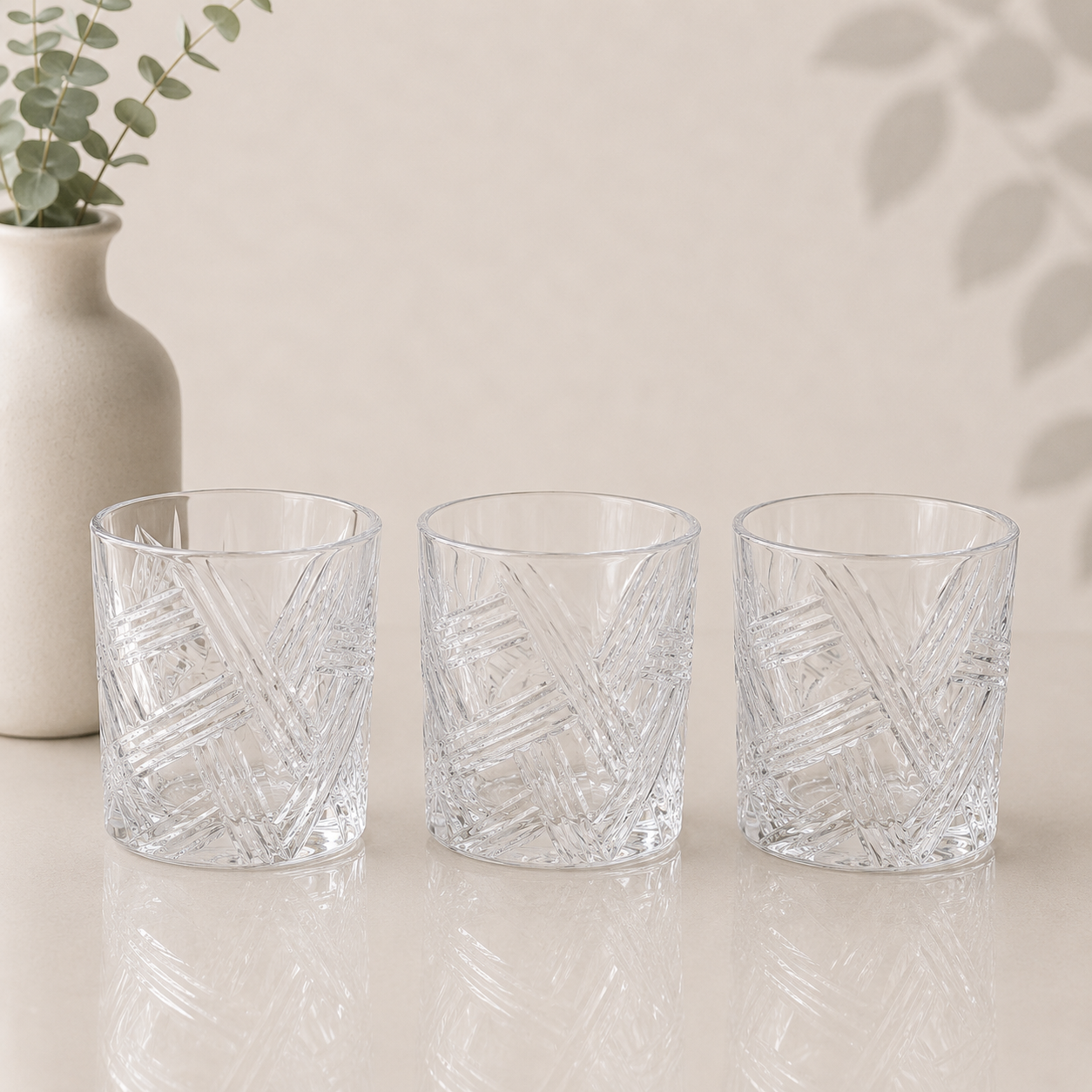 Set of 6pcs Glass 300ml F15