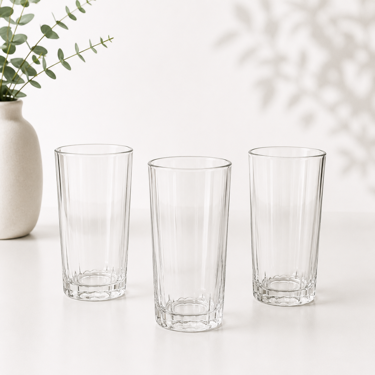 Set of 6pcs Glass Tumblers 300ml F15