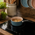Non-Stick Ceramic Saucepan with Ergonomic Handle