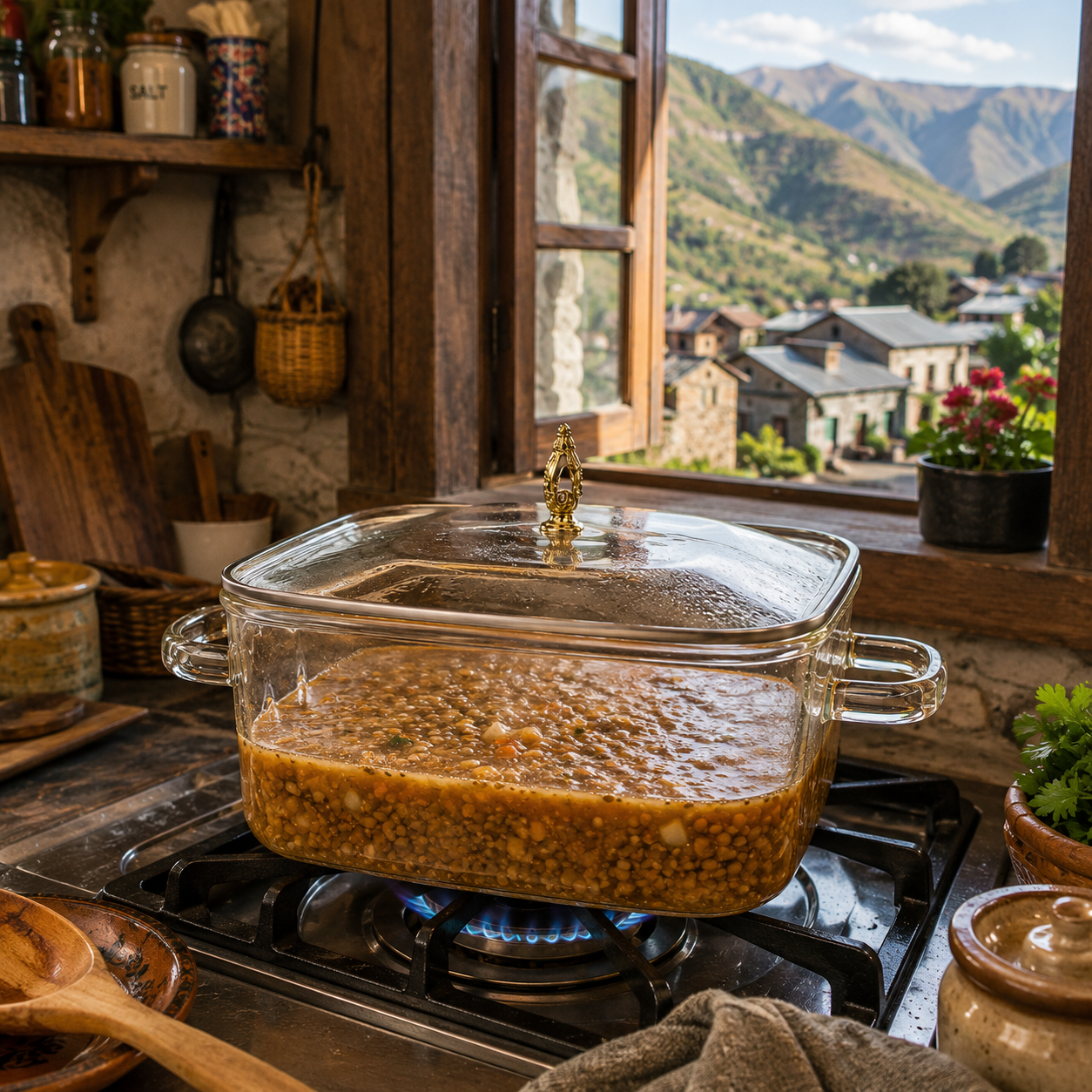 Borosilicate Cooking Pot 3.5L