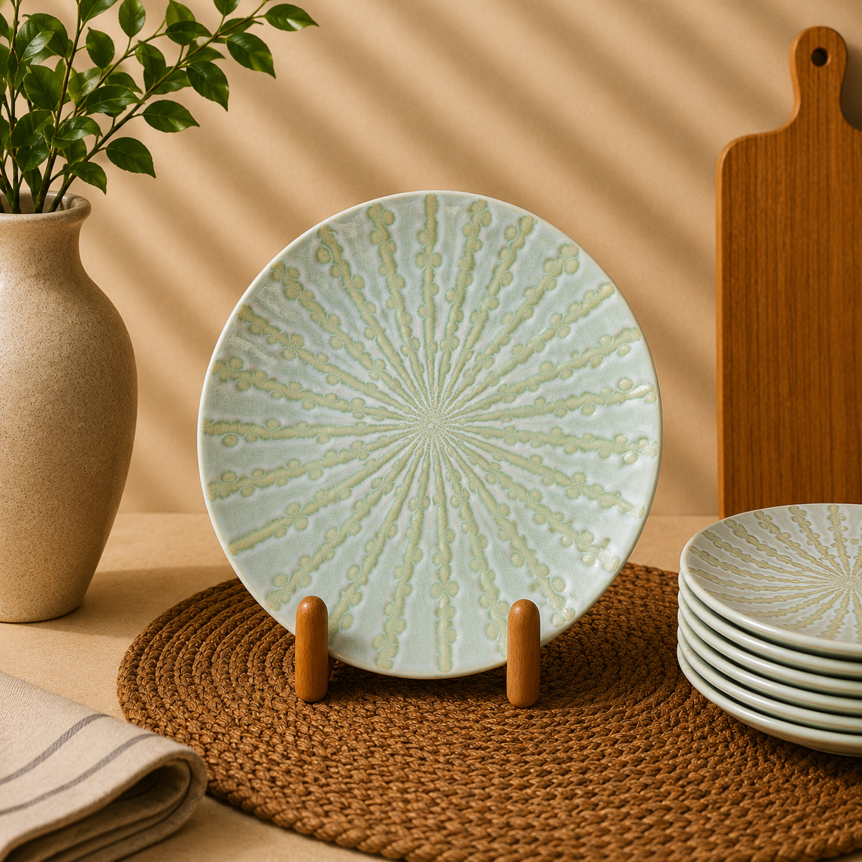 Ceramic Side Plate 8 inch A115