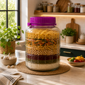 XL Glass Storage Jar with Airtight Lid