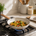 Frying Pan Non Stick Wooden Handle 25cm