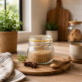Small Glass Jar with Airtight Clip-Top Lid