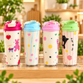 Insulated Tumbler with Handle & Straw