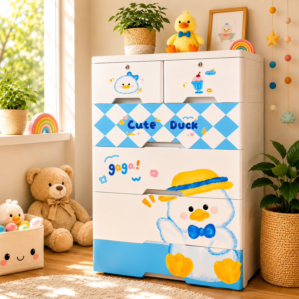 Kids Multi-Purpose Storage Cabinet